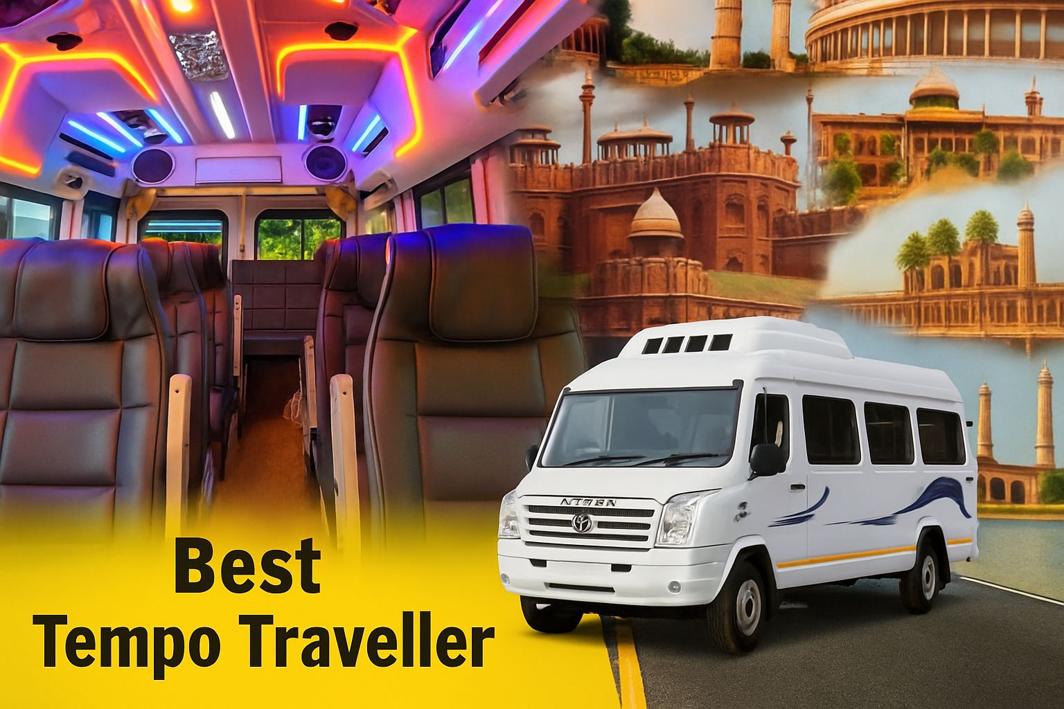Tempo Traveller On Rent Near New Delhi