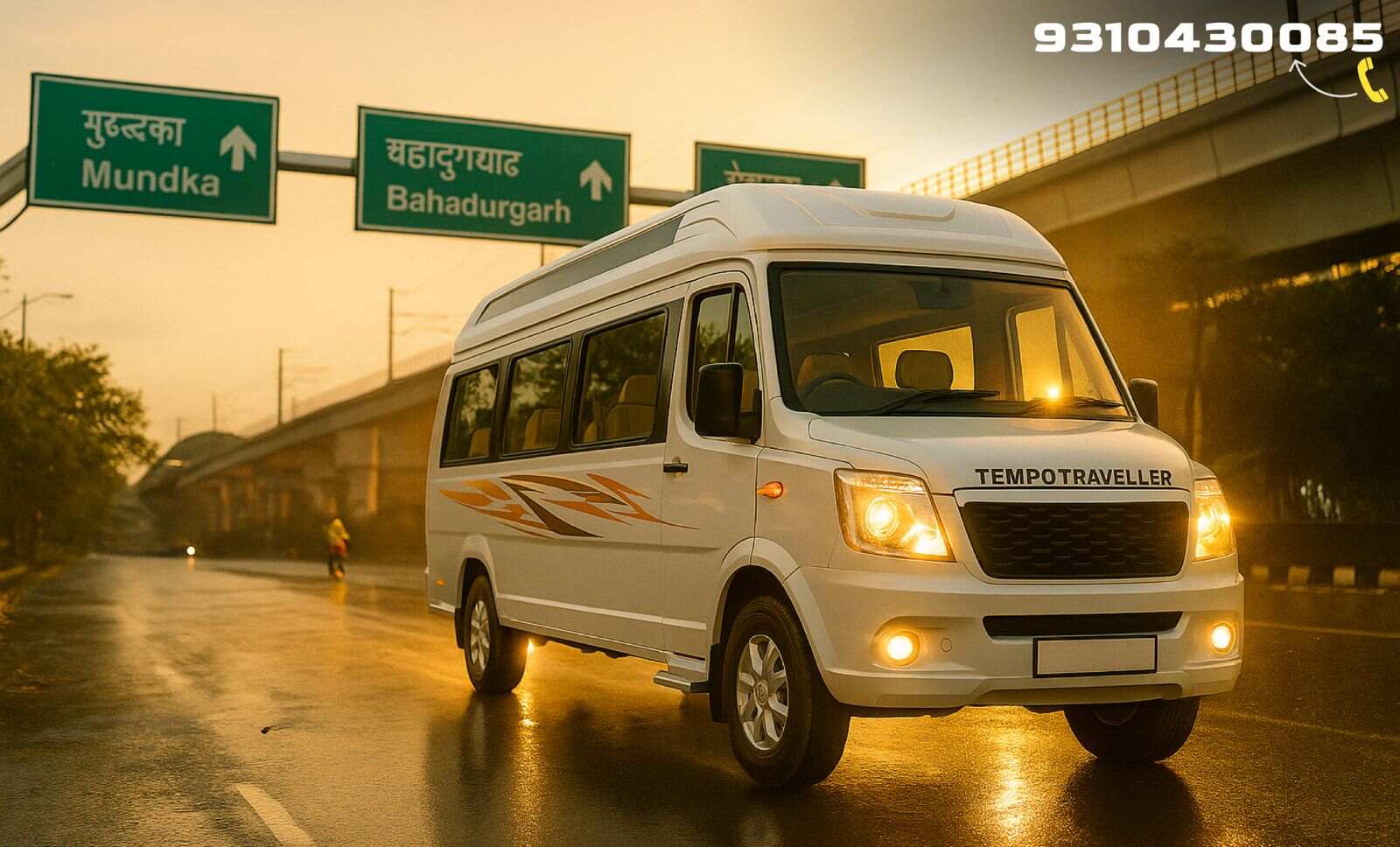 Book Tempo Traveller On Rent Near Mundka Delhi