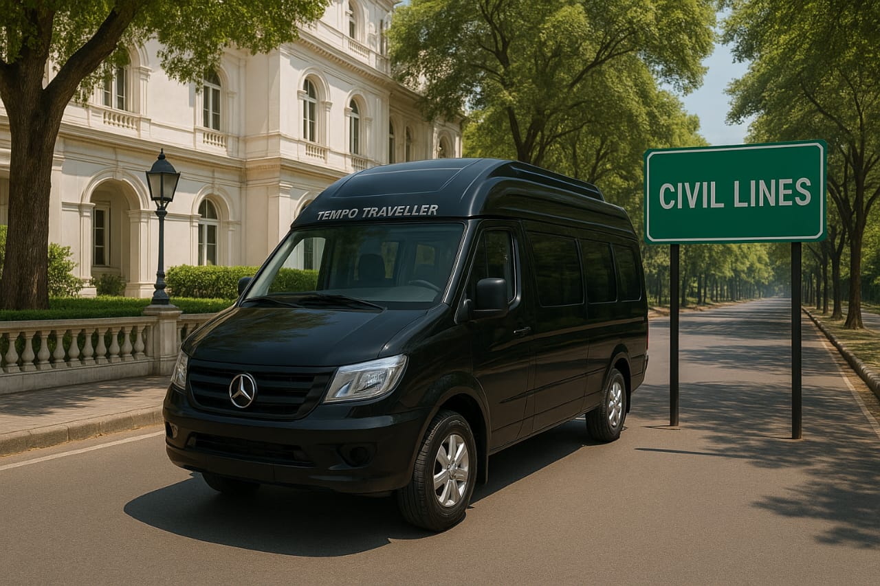 Tempo Traveller on Rent Near Civil Lines Delhi