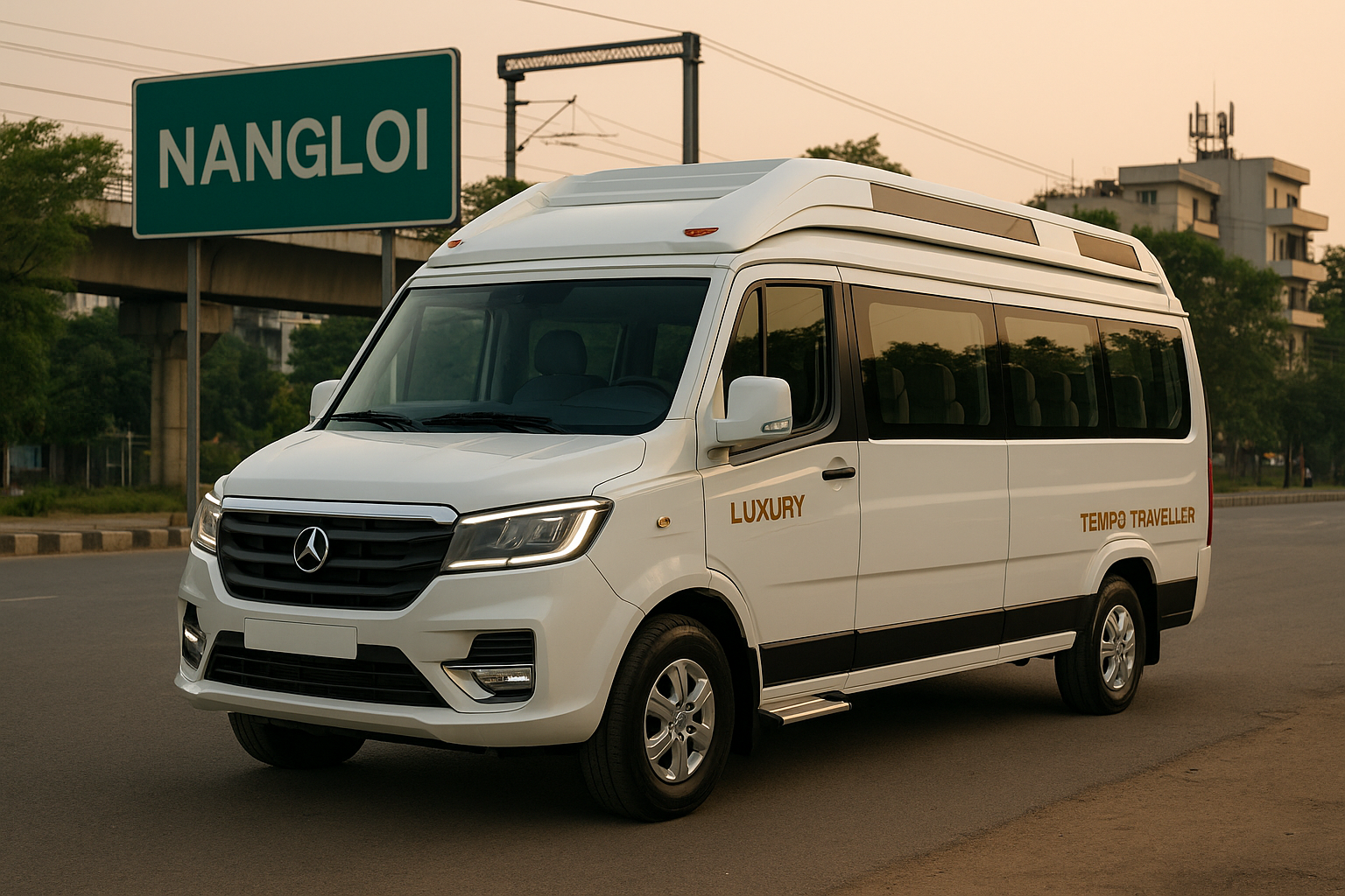 Tempo Traveller on rent Near Nangloi Delhi for group tour
