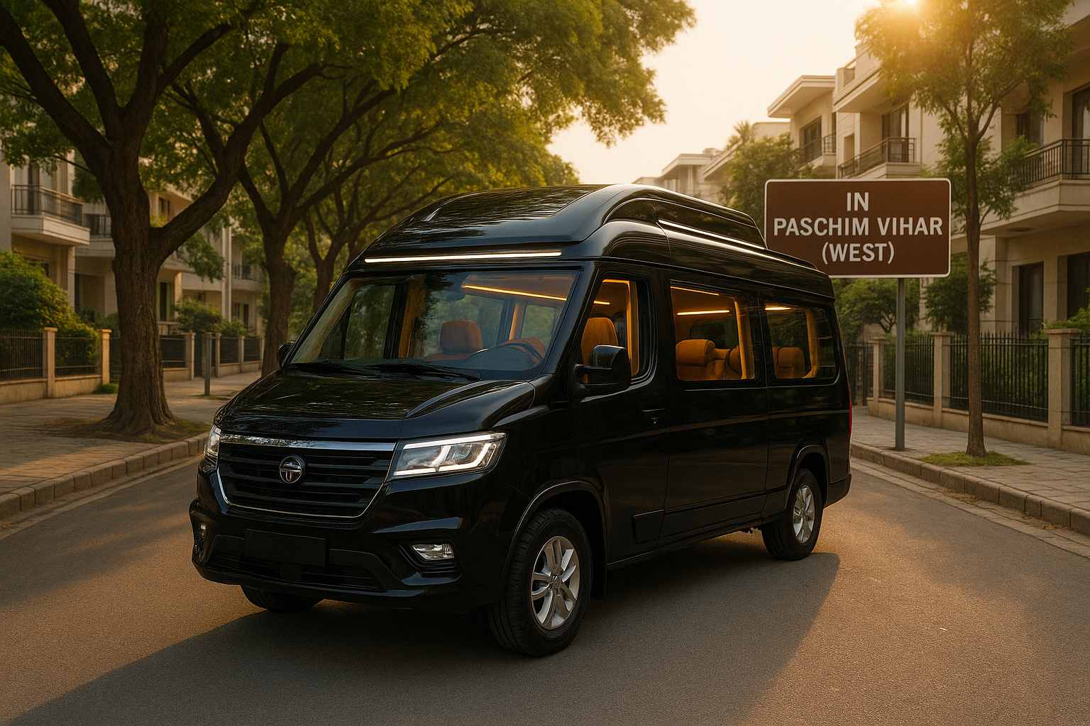 Tempo Traveller on Rent Near Paschim Vihar West, Delhi