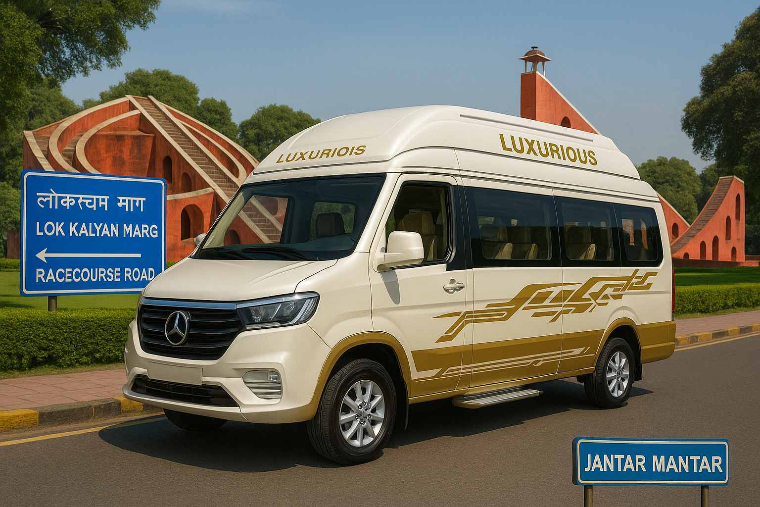 Book Book Tempo Traveller on Rent Lok Kalyan Marg Delhi