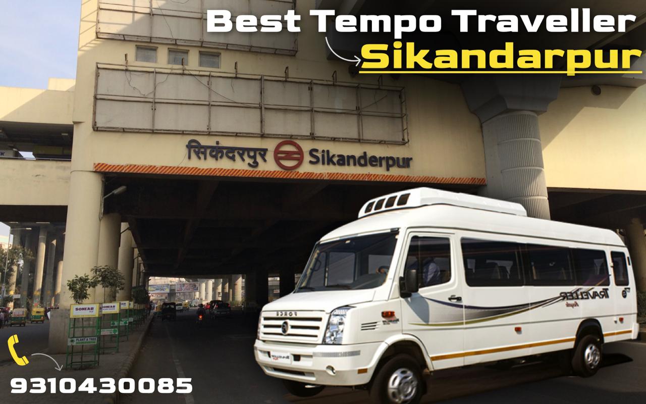 Book Tempo Traveller On Rent Near Sikandarpur Delhi