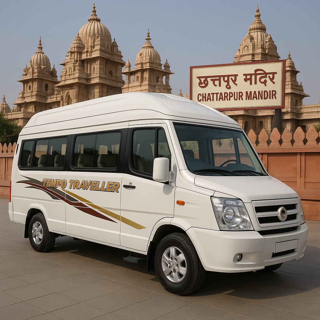 Tempo Traveller On Rent Near Chattarpur Mandir