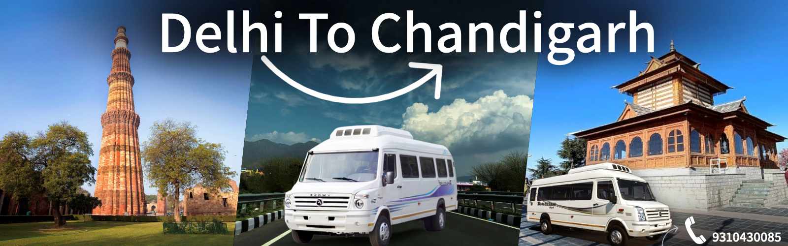 delhi to chandigarh