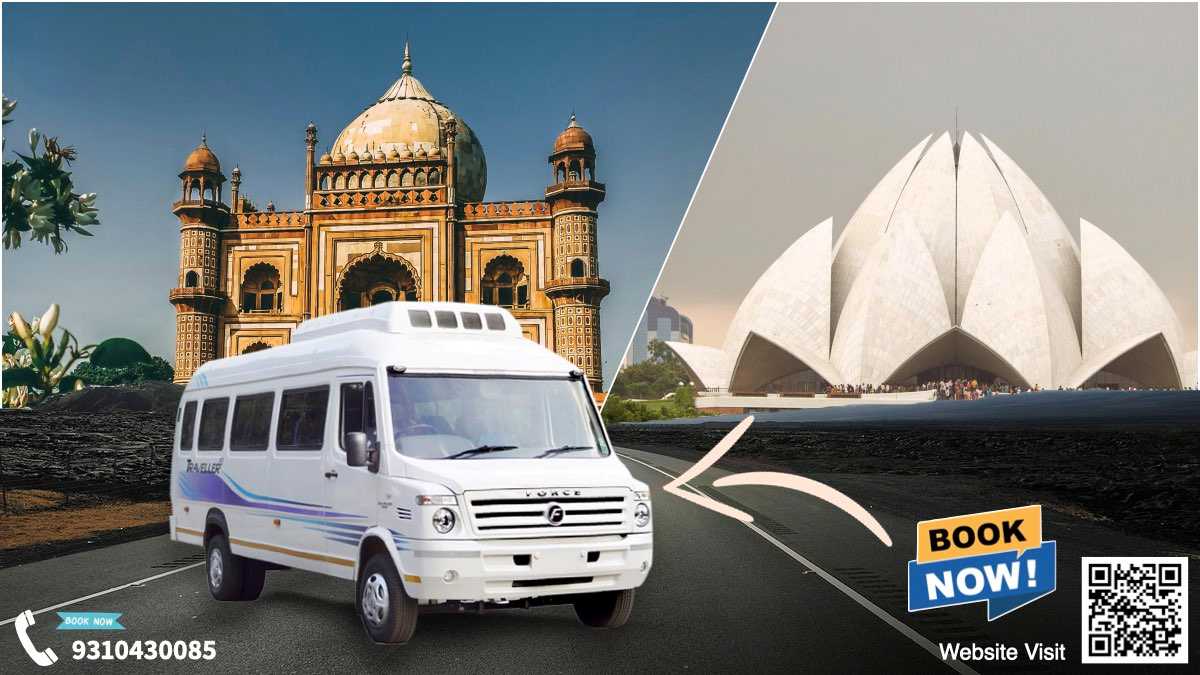 9-seater Tempo Traveller